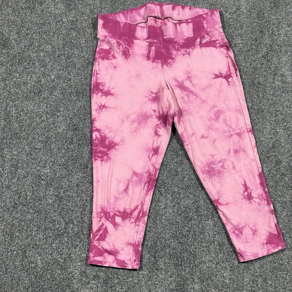 Torrid Leggings‎ Women'ssize 1 Pink Tie Dye Pull On Pants - Picture 1 of 8